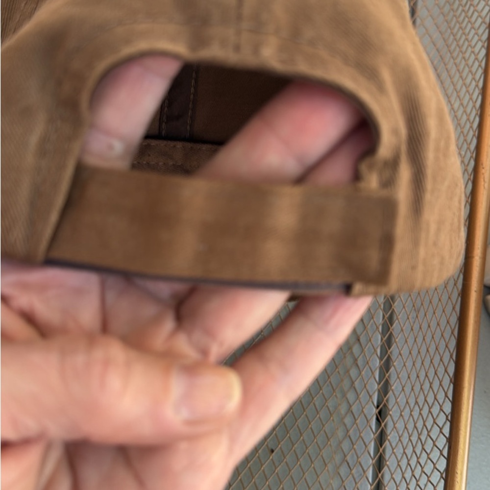 Brown Women's Cap with Leopard Sequin Cross - Picture 3 of 4